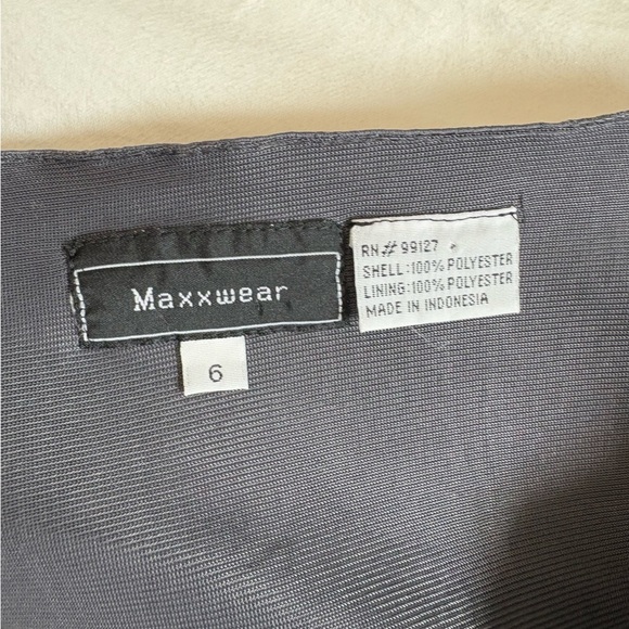 Y2K Floral Jacquard Sheath Dress | Maxxwear | Size 6 | Side Zip - Picture 6 of 9